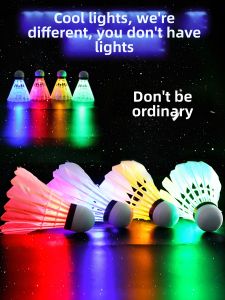 rosekey | Glowing Durable Wind-Resistant Badminton Outdoor Training Set