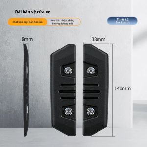 Dải Bảo Vệ Cạnh Cửa Ô Tô Dày Dặn Chống Va Chạm PVC Bảo Vệ Bên Hông Chống Trầy Xước 4cm X 14cm Bảo Vệ Thân Xe Đa Năng
