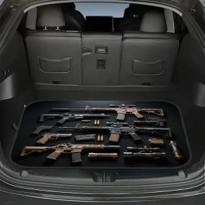 VIKAMA Utility Outdoor Trunk Mat Non Slip Durable Cargo Liner Adventure Car Interior Accessory