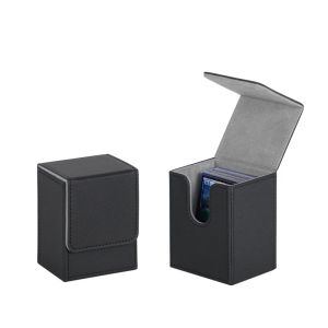 600+/100+ Trading Cards Storage Box PU Leather Commander Card Deck Case Magnetic Closure Card Holder Fits for Magic Game Cards