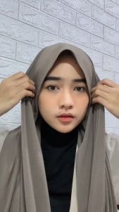 Hijab Pashmina Jersey premium grade terbaik