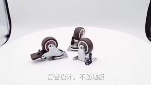 4 Cái 360 ° Bánh Xe Xoay Đa Năng Chịu Lực Cao Cho Đồ Nội Thất Với Bánh Xe Cao Su Mềm Giảm Tiếng Ồn Cho Xe Đẩy Ghế Phụ Kiện Gia Dụng