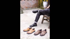 Giày da nam MULGATI Comfort buộc dây da trơn - NW80667