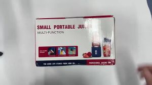 Portable Fruit Juicer Blender 6 Blade Juice Mixer Mini Ice Blender USB Charging Wireless Juice Extractor