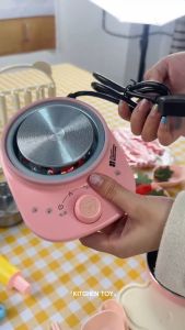 （COOLKID) Real Mini Cooking Set For Kids Kitchen Set Toys for Kids Girls Kitchen Toys for Girls