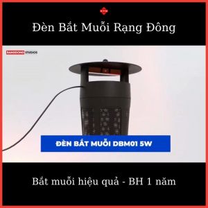 Đèn Bắt Muỗi Rạng Đông Đèn Diệt Muỗi Thông Minh An Toàn Không Gây Ồn Không Tạo Mùi - Model DBM01 5W