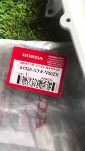 Honda Adv 160 Genuine Parts Front Upper Inner Cover (Dibdib) Part No. 64436-K0W-N00 V1