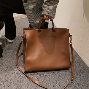 Túi Tote Nữ Dung Tích Lớn Thời Trang Xuân Hè Thường Ngày Đa Năng Túi Đeo Chéo Bằng Da PU Mềm Có Khóa Kéo Túi Đựng Điện Thoại