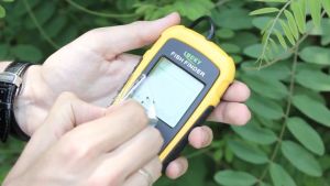 DaVita Lucky Sale price เครื่องจับปลาโซนาร์แบบพกพา100เมตร เครื่องจับปลาโดยใช้คลื่นโซนาร์45องศา เสียงสะท้อนสัญญาณเตือน FFC1108-1เครื่องแปลงกปลาในทะเลสาบ ห้วย หนอง คลอง บึง