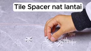 Tile Spacer Perata Keramik Granit Jarak Nat 1.5mm T Cross Leveling System