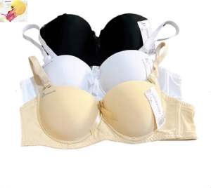 Áo lót học sinh cúp ngang trơn đệm mỏng có gọng. Mã 520