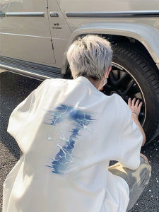 Heavyweight Pure Cotton Summer Short Sleeve Mens T-shirt Loose Casual American Style Fashion Brand Large Size Student Half Sleeve Body Fit