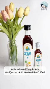 Nước mắm nhĩ Thuyền Xưa ăn dặm cho bé 41 độ đạm 65ml/250ml