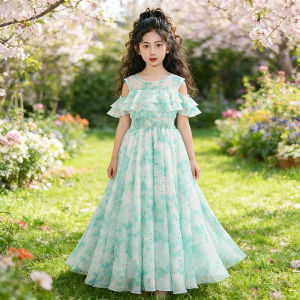 SUYUHE | New Summer Girl Princess Long Dress
