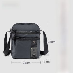 Volunteer | Túi đeo chéo nam Oxford Canvas Túi đeo vai đơn đi làm bằng vải Oxford Túi đeo vai đơn bằng vải canvas Túi đeo chéo nam