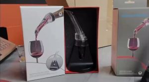 New Magic Wine Decanter Red Wine Aerating Pourer Spout Decanter Wine Aerator Quick Aerating Pouring Tool Pump Portable Filter