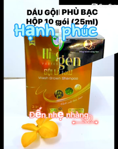 Higen Gội là đen 25ml (Hộp 10 gói)