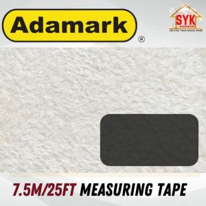 SYK Adamark 7.5M / 25Ft Measuring Tape Thick Measuring Grip Plastic Tape Pita Pengukur 7.5Meter MT25