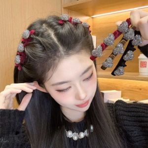 Tooyoo Bangs Hairpin Broken Hair Duckbill Clip Side Female Women Hairpin Hair Accessories Forehead Braided Headdress Topitem(First order Free shipping )