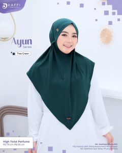 Hijab instan Ayun Bergo tali by Daffi model terbaru