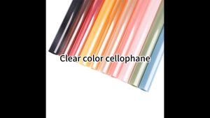 20pcs crystal cellophane flower bouquet wrapping paper floral gifts flower wrapping paper