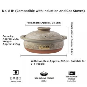 Mino Yaki | Multi-functional Ceramic Pot for Soups and Rice Dishes