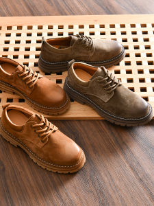 Giày Công Sở Đế Thấp Đế Mềm Da Lộn Phong Cách Mới Cho Nam Giày Công Sở Thường Ngày Giày Thể Thao Đế Bằng Đế Cao Su