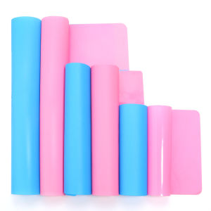 1PC Pink Blue Silicone Table Mat Resin Molds Waterproof Placemat Table Mat for DIY Jewelry Making Supplies Countertop Protector
