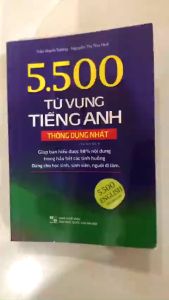 Sách - 5500 từ vựng tiếng Anh thông dụng (bản màu)