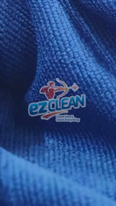 Ezclean Microfiber Lap Mikrofiber Warna Biru Kain Serat Kain Pembersih Serbaguna Lap Mikrofiber Premium High Quality Lap Multifungsi Lap Dapur Lap Mobil Lap Gadget Kain Pembersih