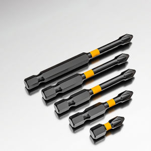 NiuXiang | 5Pcs Magnetic Screwdriver Bit Set 1/4 Inch Hex Shank Anti Slip Cross Head Impact Bits for Power Drill Screwdriving Tool