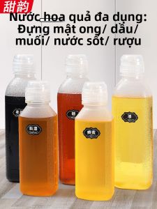 Hộp Đựng Mật Ong PP5 Dùng Trong Nhà Bếp Hộp Đựng Dầu Ép Nhựa Vỏ Bơm Hơi Kiểm Soát Lượng Gia Vị Đồ Dùng Nhà Bếp Bền Bỉ