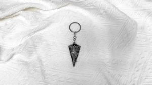 Bandai | Vintage Star War Mens Spaceship Keychain Anime Destroyer Battleship Car Trinket Bag Accessories for Party Boyfriend Gifts