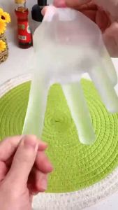 100pcs Disposable Glove Food Grade Plastic Kitchen Hygiene Hand Glove Free Size Sarung Tangan Plastik PE Glove