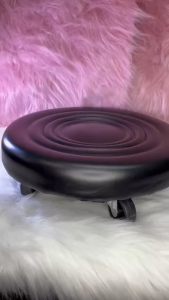 Ghế lùn làm móng GHẾ BỆT THẤP LÀM NAIL (bánh xe cao 11cm xoay 360 độ) chắc chắn tiện lợi