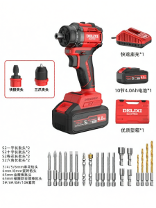 DELIXI | Cordless Multifunction Electric Screwdriver Drill
