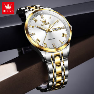 OLEVS Automatic Mechanical Watch Mens Waterproof Luminous Genuine Imported Classic Business Calendar Men Watches