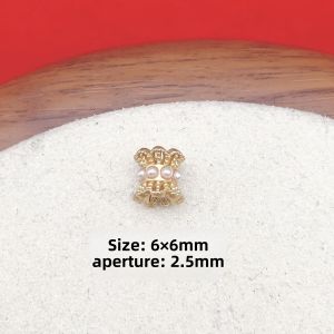 Handmade Bead Spacer Accessories for Dream Catcher Bracelet DIY Fashion Jewelry Materials Imitation Pearl Ancient Method Color Preservation