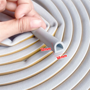 Ron gioăng cao su 12mm dán khung che khe hở chống ồn làm kín viền cửa ngăn bụi thoát hơi máy lạnh cách âm giảm chấn Zaba