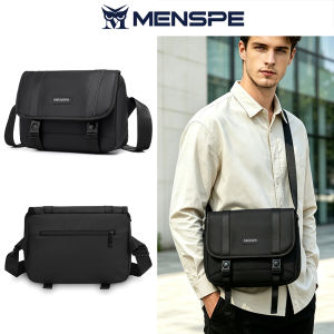 MENSPE Fashion Mens Shoulder Bag Handbag Waterproof Outdoor Casual Messenger Bag Large Capacity Travel Business Bag Leisure Sport Street Cross Body Bag