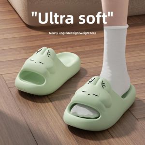 MONLEYTA | Womens Slip-On Summer Slippers Thick Bottom Anti-Slip Bath Indoor Home Comfortable EVA Slippers Sweet Style All Seasons