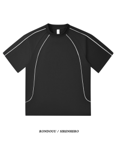 Áo Thun Cotton Phong Cách Hip Hop Rộng Rãi Cho Cặp Đôi Tay Ngắn Mùa Hè Thường Ngày Không Có Mũ Trùm Đầu Không Có Túi