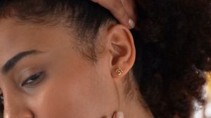 Anting Angka Custom 091 Anti Karat - Earrings