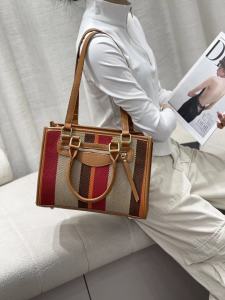 9016# Irene Novy Fashion Colored Canvas Bag Womens One Shoulder Medium Bag Handheld Diagonal Straddle Bag