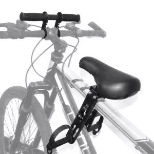 Kids MTB Bike Front Mounted Handlebar 250mm Child Seat Handle Bar for 2-5 Years Old Children Fits 25.4mm 31.8mm Mountain Bike