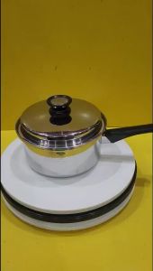 Quánh inox Mỹ (hàng nội địa Nhật) size 21cm cao 10cm (mã 1186) Dùng được bếp từ_Hàng nội địa Nhật đã qua sử dụng