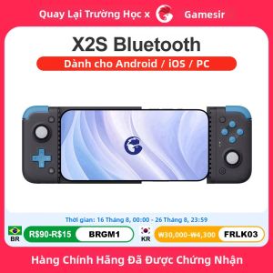 GameSir | Tay Cầm Chơi Game Di Động GameSir X2s Bluetooth Với Cần Điều Khiển Cảm Ứng Hall Effect Dành Cho Android iPhone iOS - Giao Diện USB Công Tắc Cảm Ứng
