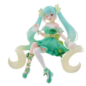 Bandai | Hatsune Miku Fruit Theme Figure Set – 2PCS PVC Collectible Statues with Orange & Lime Design Anime Character Figurines