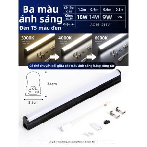 yishujia office | Đèn Led Tube T8 Vỏ Đen Siêu Sáng