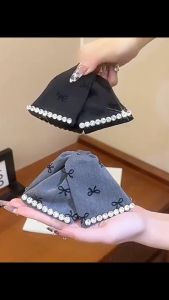 Jepit Rambut JUMBO 13cm Model Hairbun Permata Starlight Satin High End Hair Claw Clip HCBR018